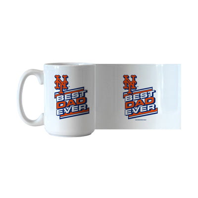 NY Mets Best Dad Ever 15oz Sublimated Mug