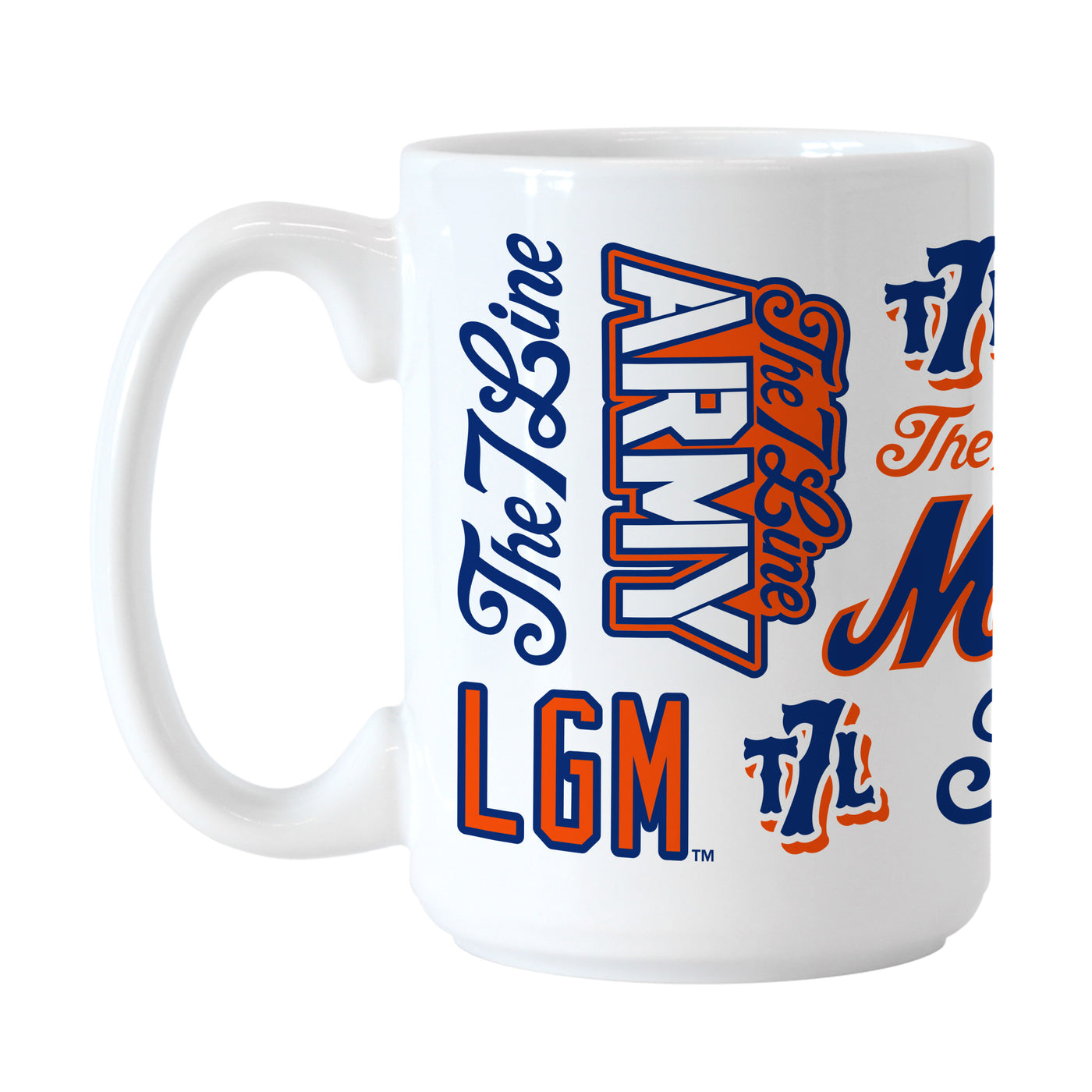 NY Mets The 7 Line 15oz Spirit Sublimated Mug