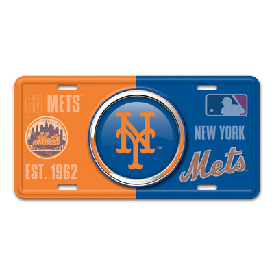 MLB - New York Mets Embossed Metal License Plate