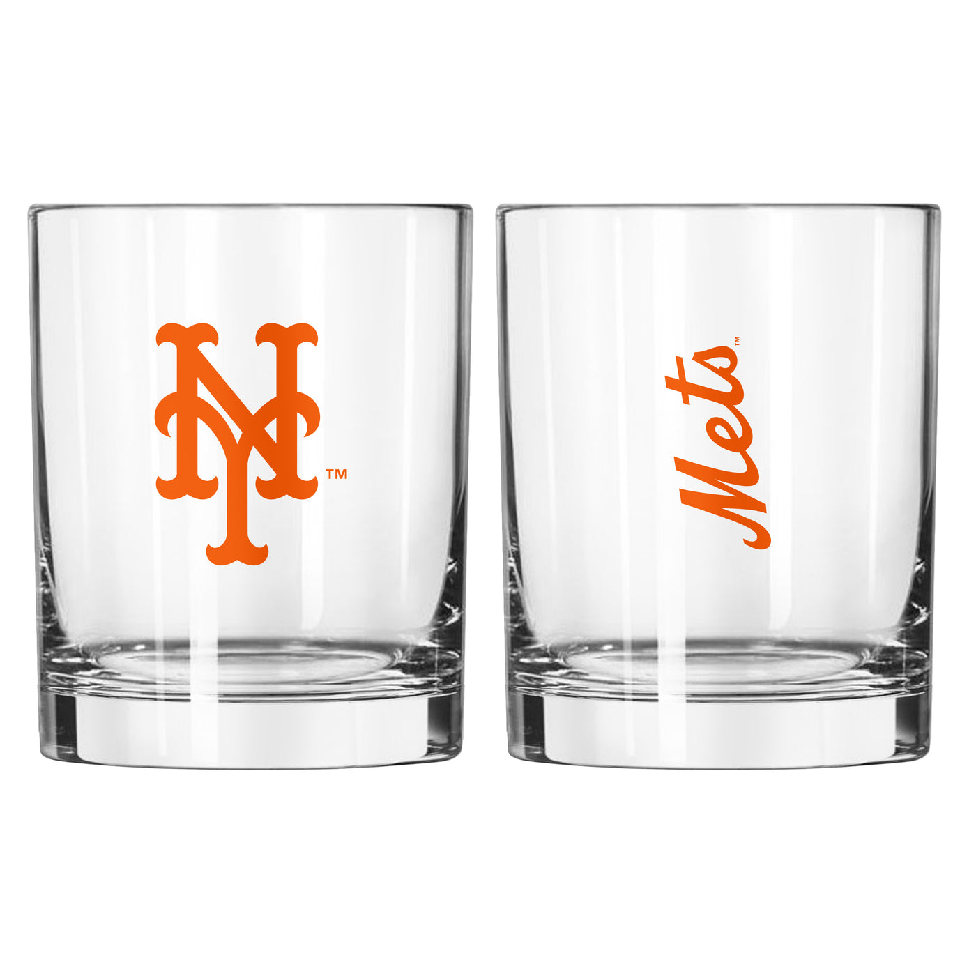 New York Mets 14oz Gameday Rocks Glass