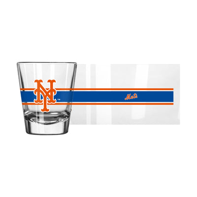 New York Mets 2oz Stripe Shot Glass