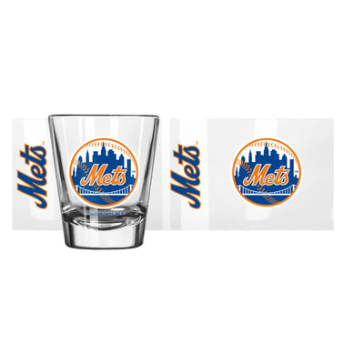 New York Mets 2oz Color Gameday Shot Glass - Logo Brands