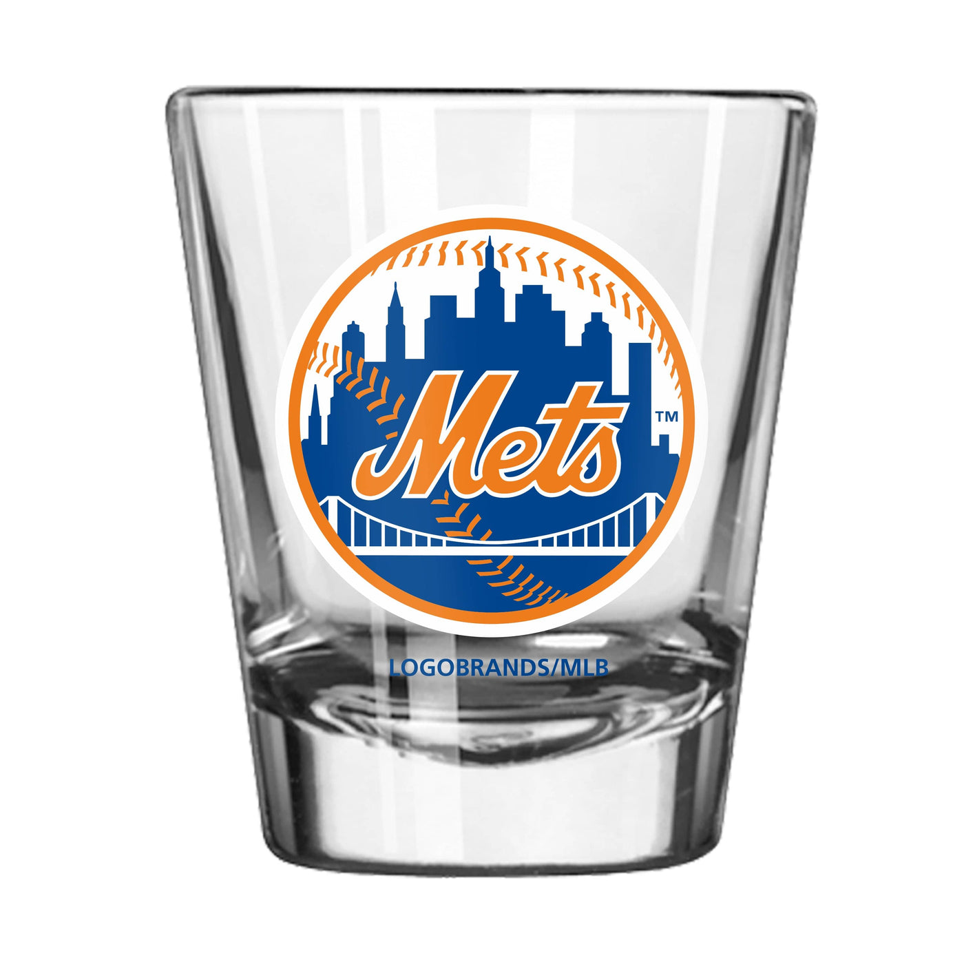 NY Mets 2oz Color Gameday Shot Glass