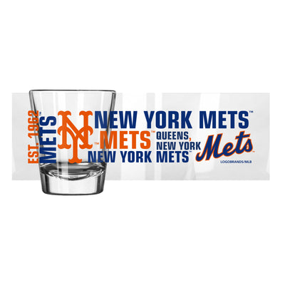 New York Mets 2oz Spirit Shot Glass