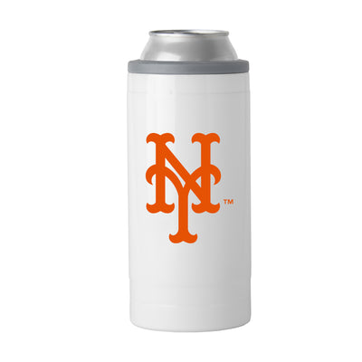 New York Mets  Letterman 12 oz Slim Can Coolie