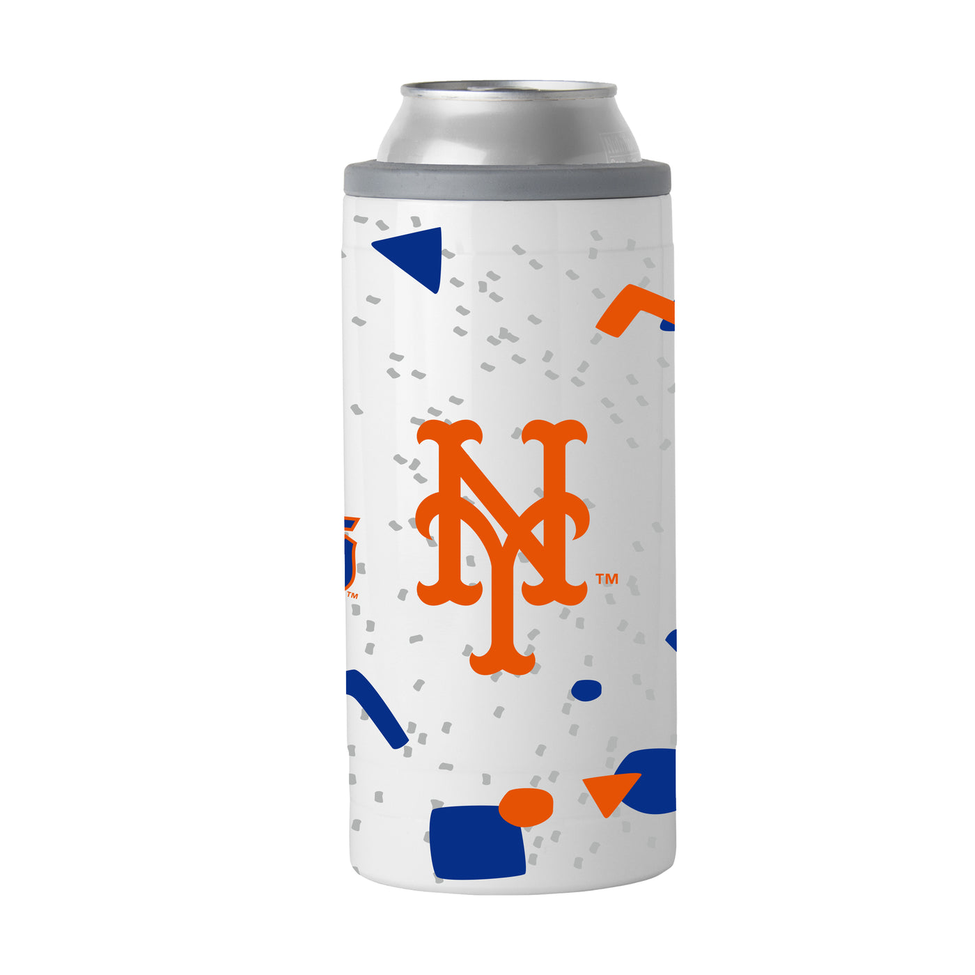 New York Mets 12oz Flashback Slim Can Coolie