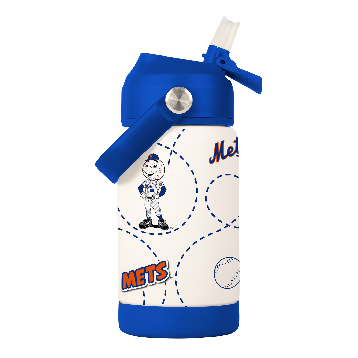 NY Mets 12oz Mascot SS Kids Bottle