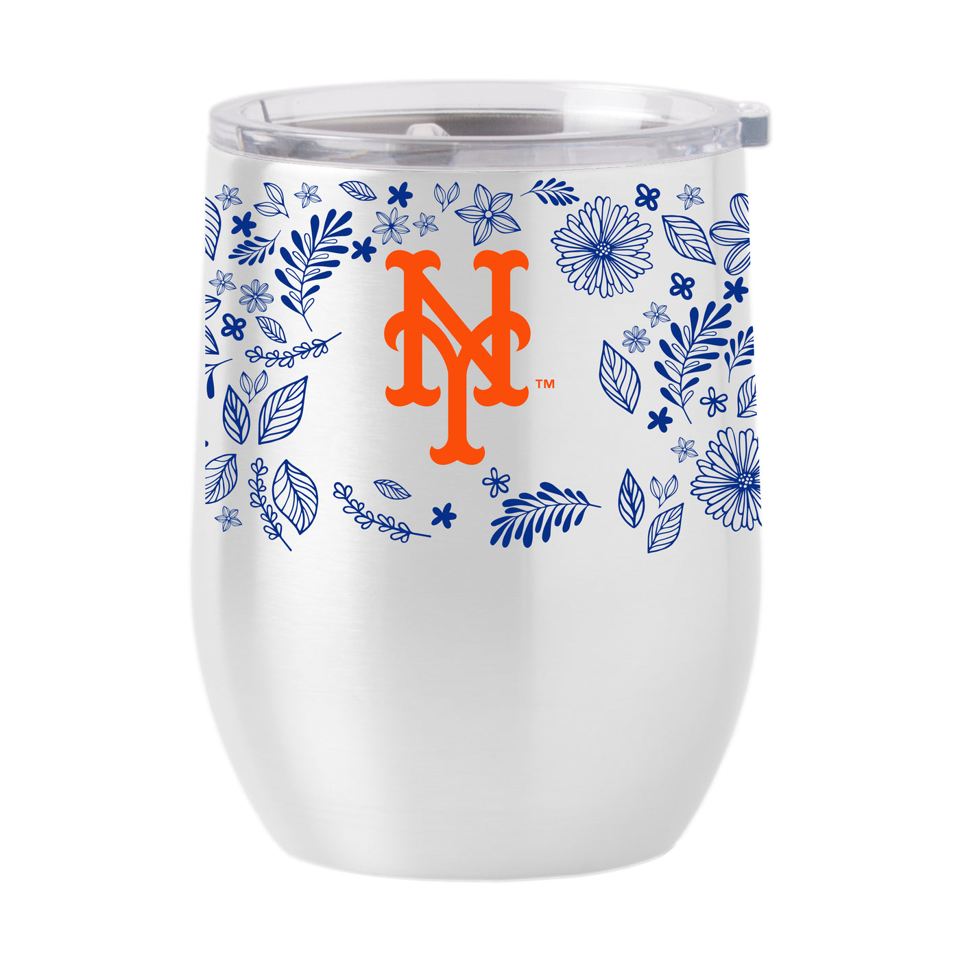 New York Mets 16oz Botanical Stainless Curved Beverage