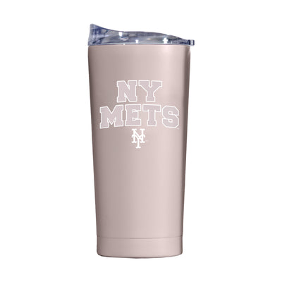New York Mets 20oz Stencil Powder Coat Tumbler