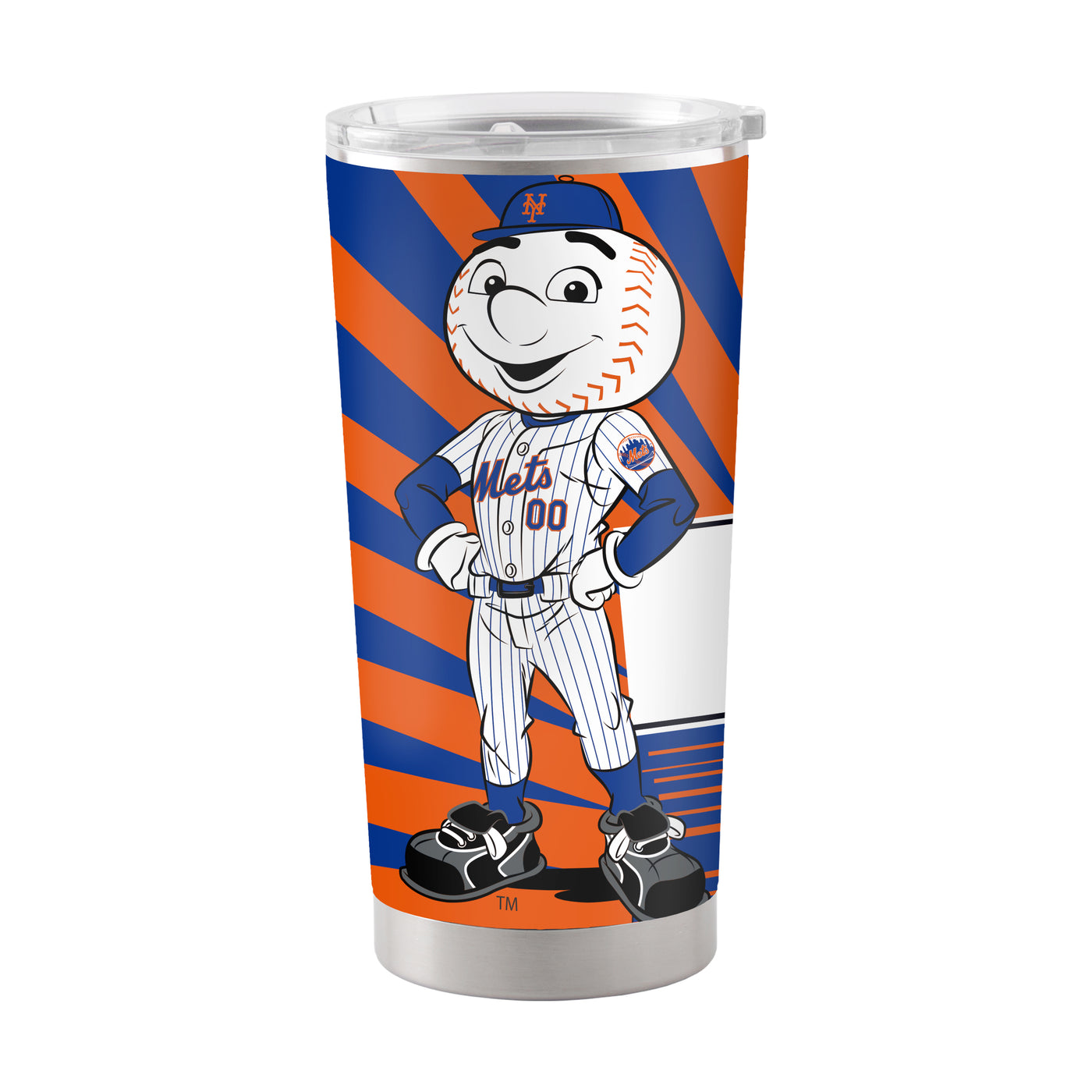 New York Mets 20oz Mascot Stainless Steel Tumbler - Logo Brands