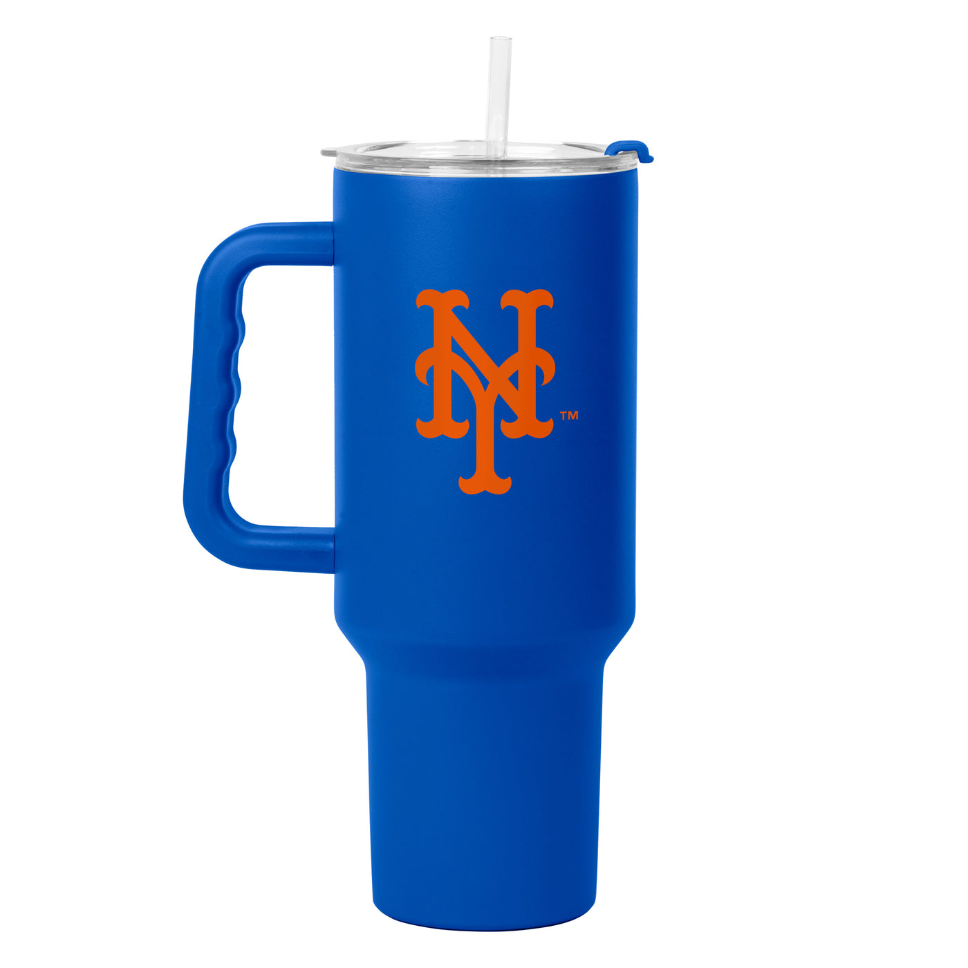 New York Mets 40oz Flipside Powder Coat Tumbler - Logo Brands