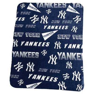 NY Yankees Fanatics Classic Fleece Throw