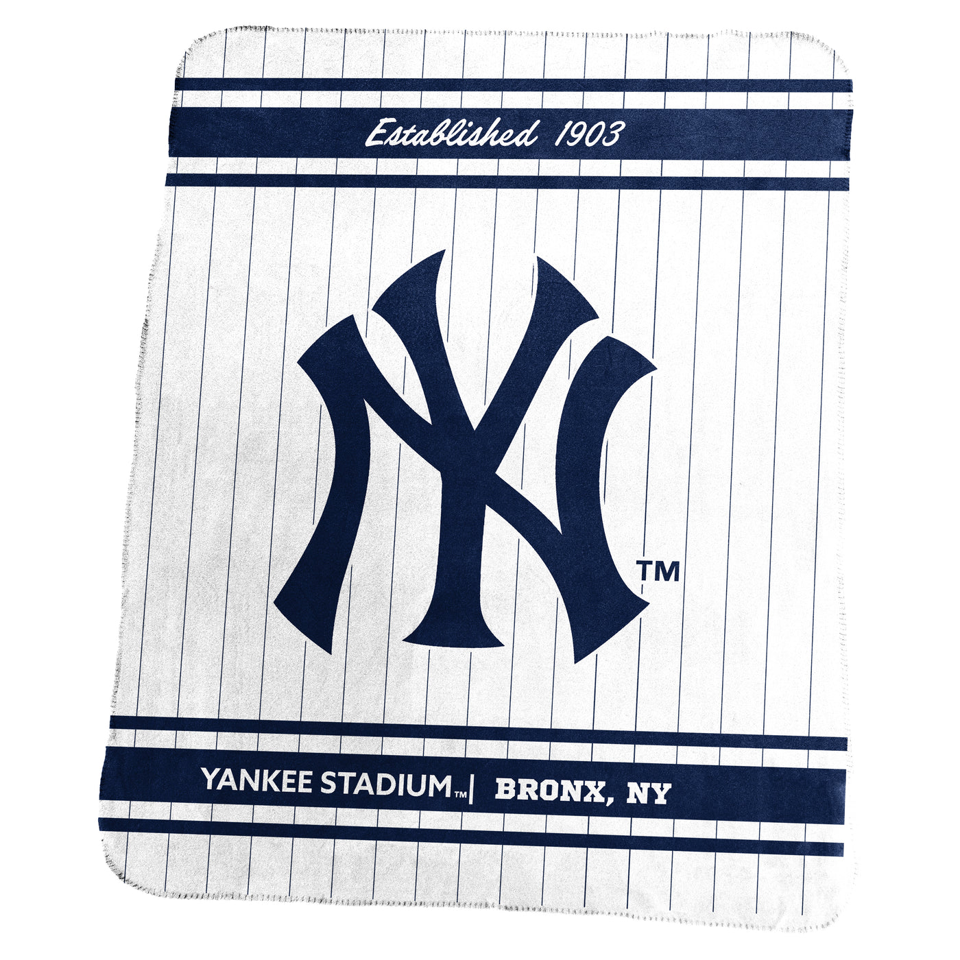 NY Yankees Stadium Classic Fleece Throw