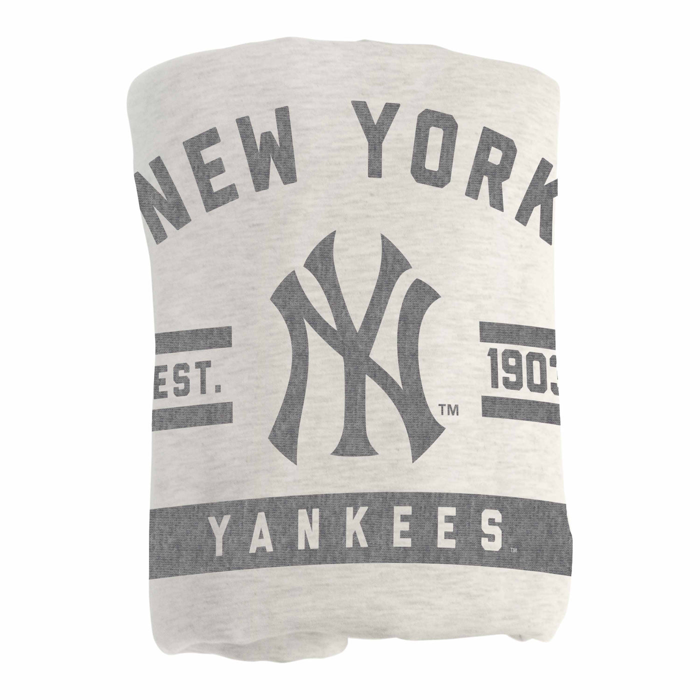 NY Yankees Oatmeal Sweatshirt Blanket