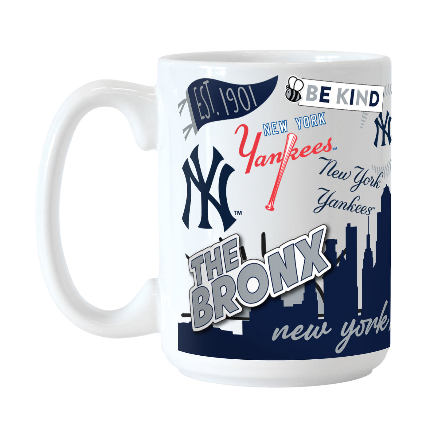 NY Yankees 15oz Native Sublimated Mug