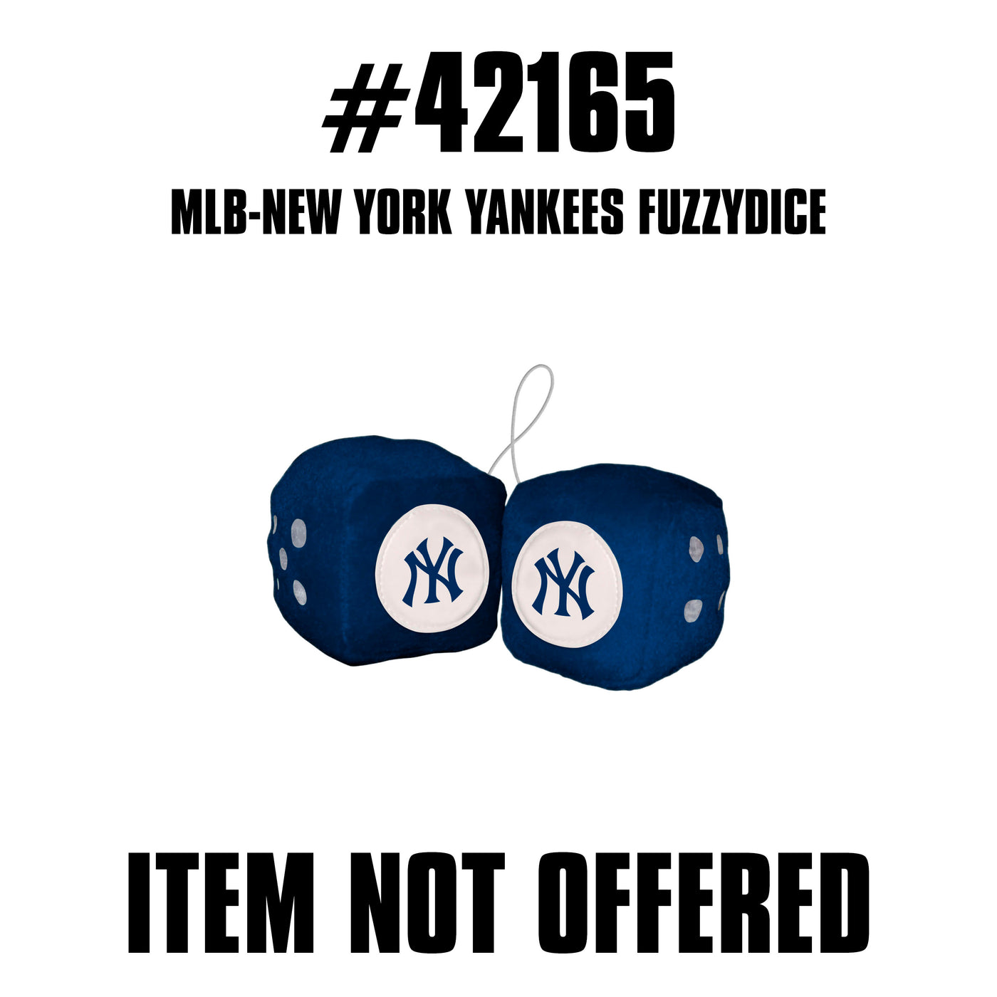 MLB - New York Yankees Fuzzy Dice