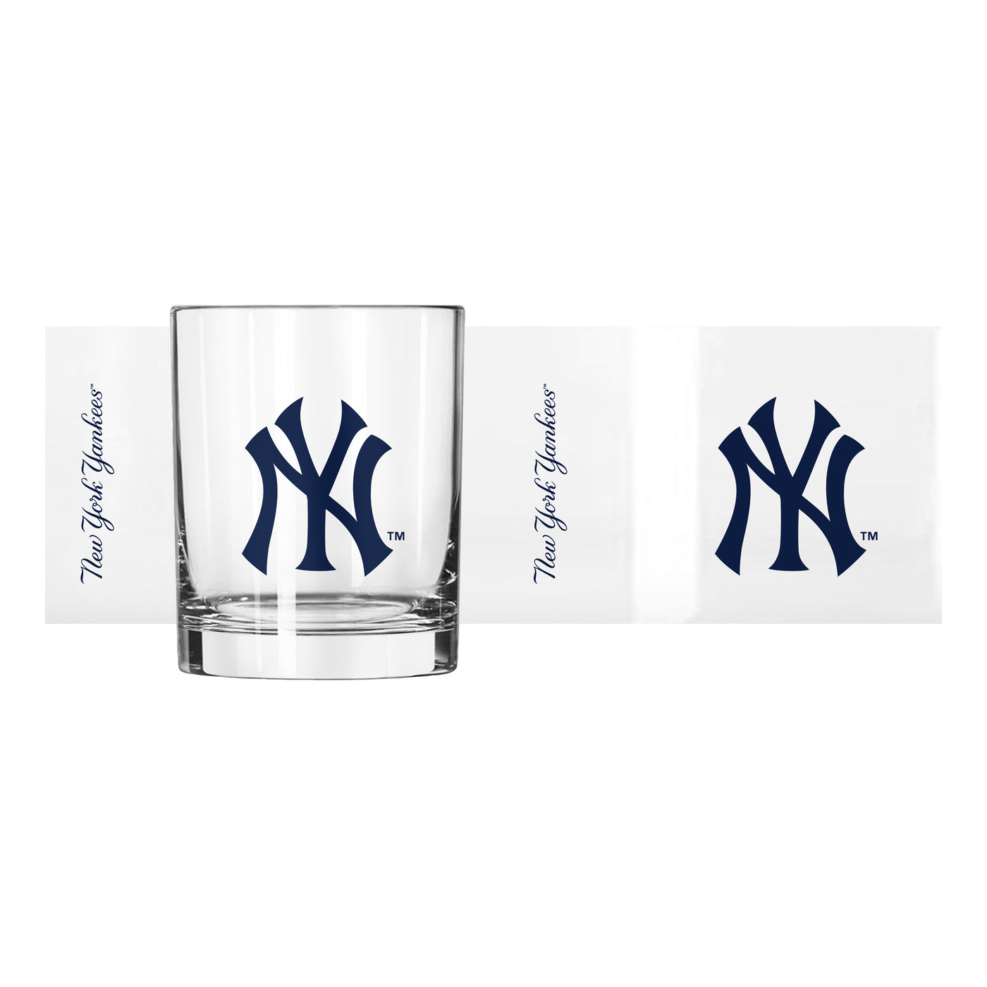 New York Yankees 14oz Gameday Rocks Glass