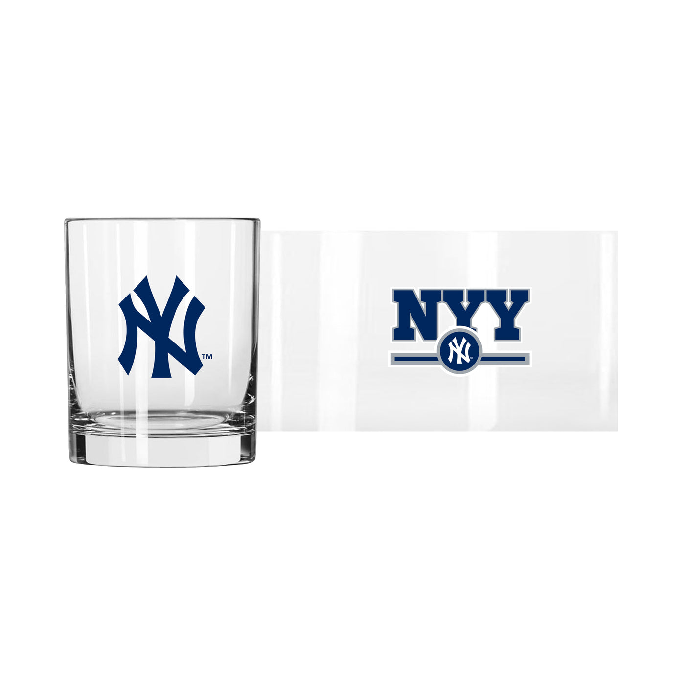 New York Yankees 14oz Letterman Rock Glass