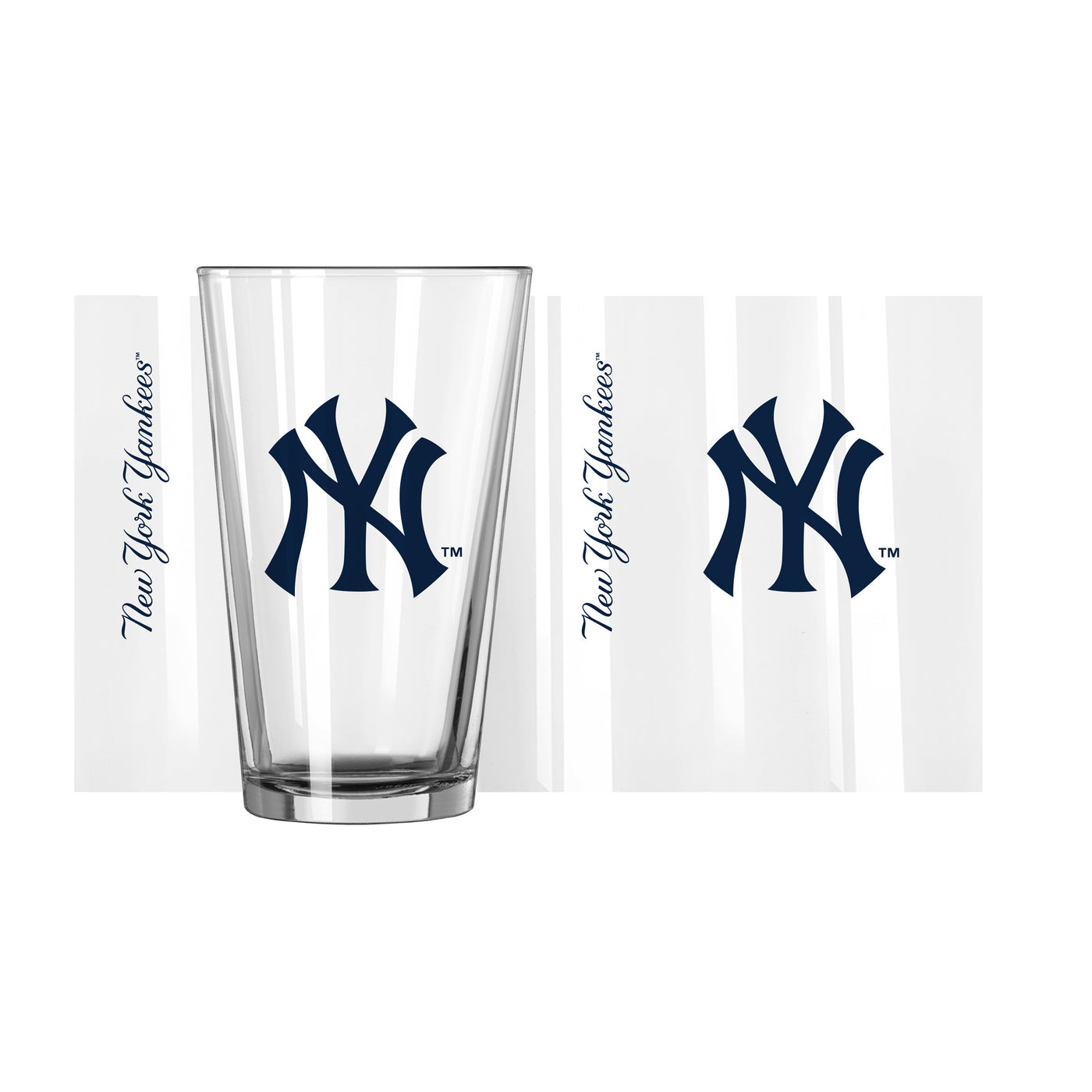 New York Yankees 16oz Gameday Pint Glass - Logo Brands