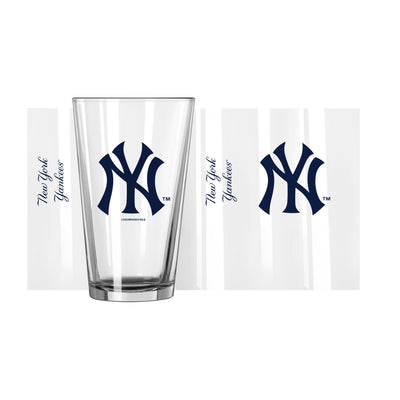 New York Yankees 16oz Alternate Gameday Pint Glass