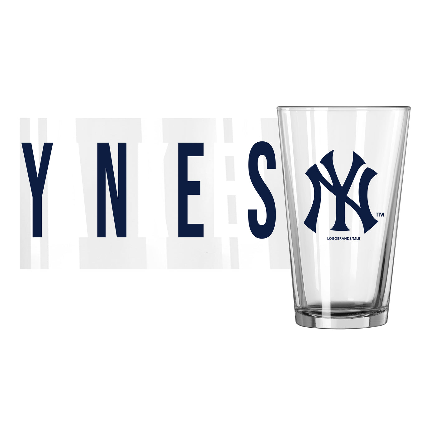 New York Yankees 16oz Overtime Pint Glass