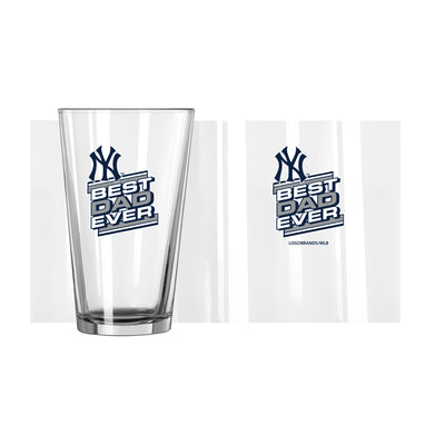 New York Yankees Best Dad 16oz Pint Glass