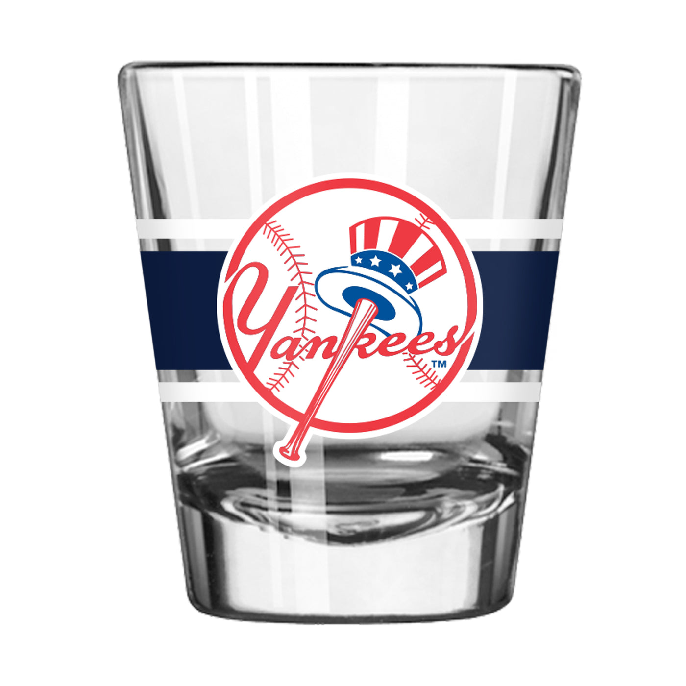 New York Yankees 2oz Stripe Shot Glass