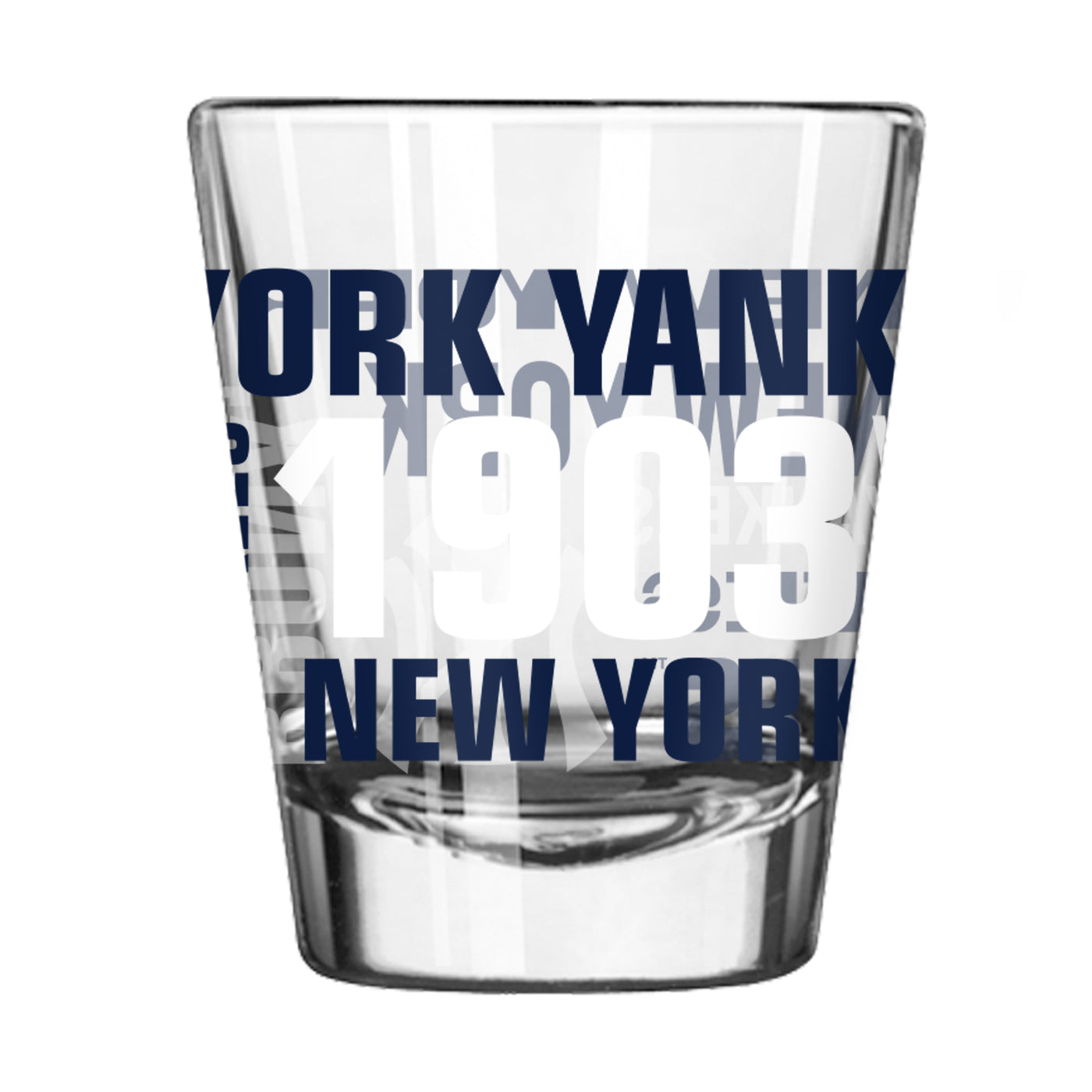 New York Yankees 2oz Spirit Shot Glass