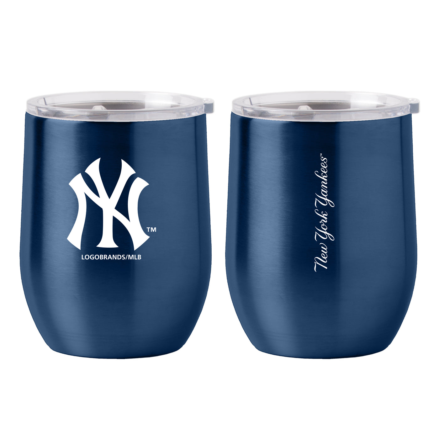 NY Yankees 16oz Gameday Stainless Curved Beverage