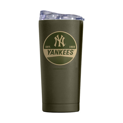 New York Yankees 20oz Badge Powder Coat Tumbler