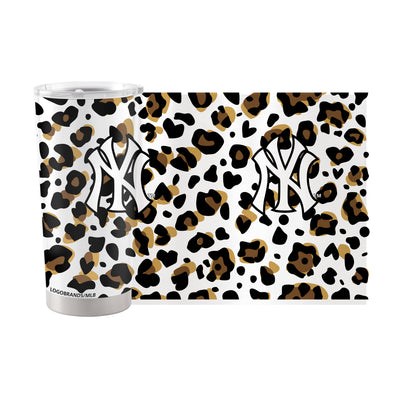 New York Yankees 20oz Neutral Leopard Stainless Steel Tumbler