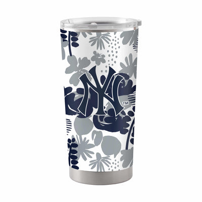 New York Yankees 20oz Floral Stainless Steel Tumbler