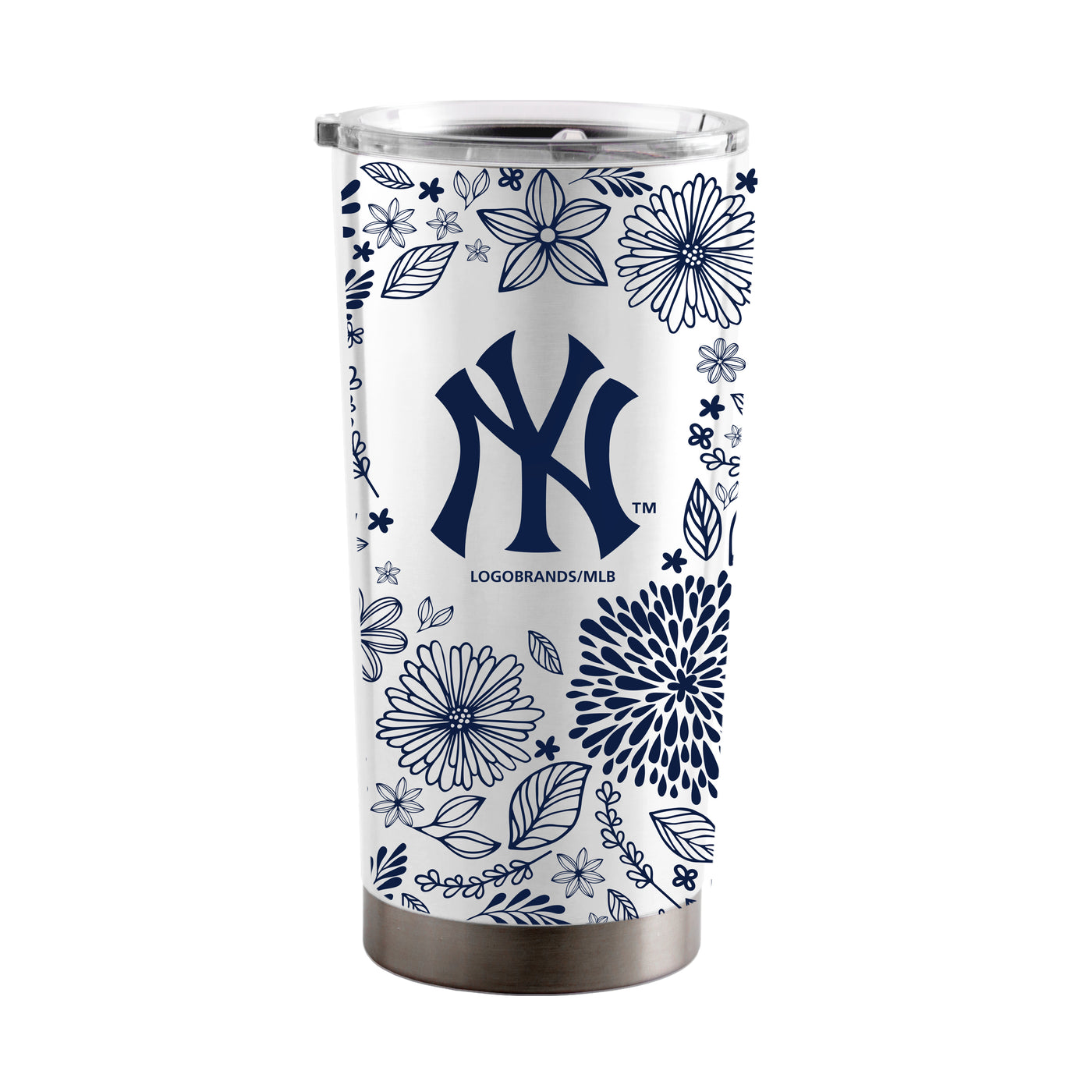 New York Yankees 20oz Botanical Stainless Steel Tumbler