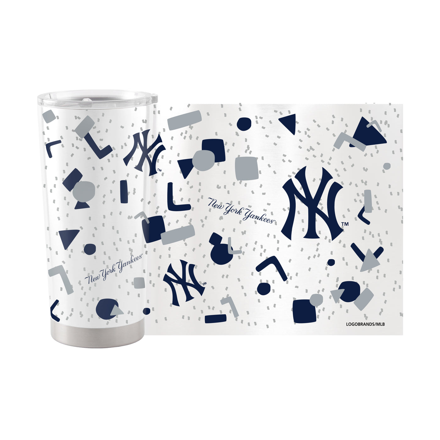 New York Yankees 20oz Flashback Stainless Steel Tumbler