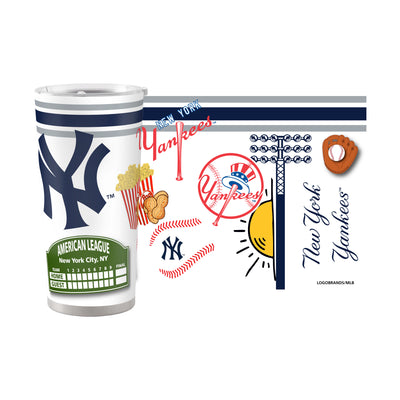 New York Yankees 20oz Native Stainless Steel Tumbler