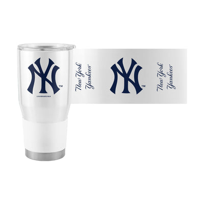 New York Yankees White 30oz Gameday Stainless Tumbler - Logo Brands