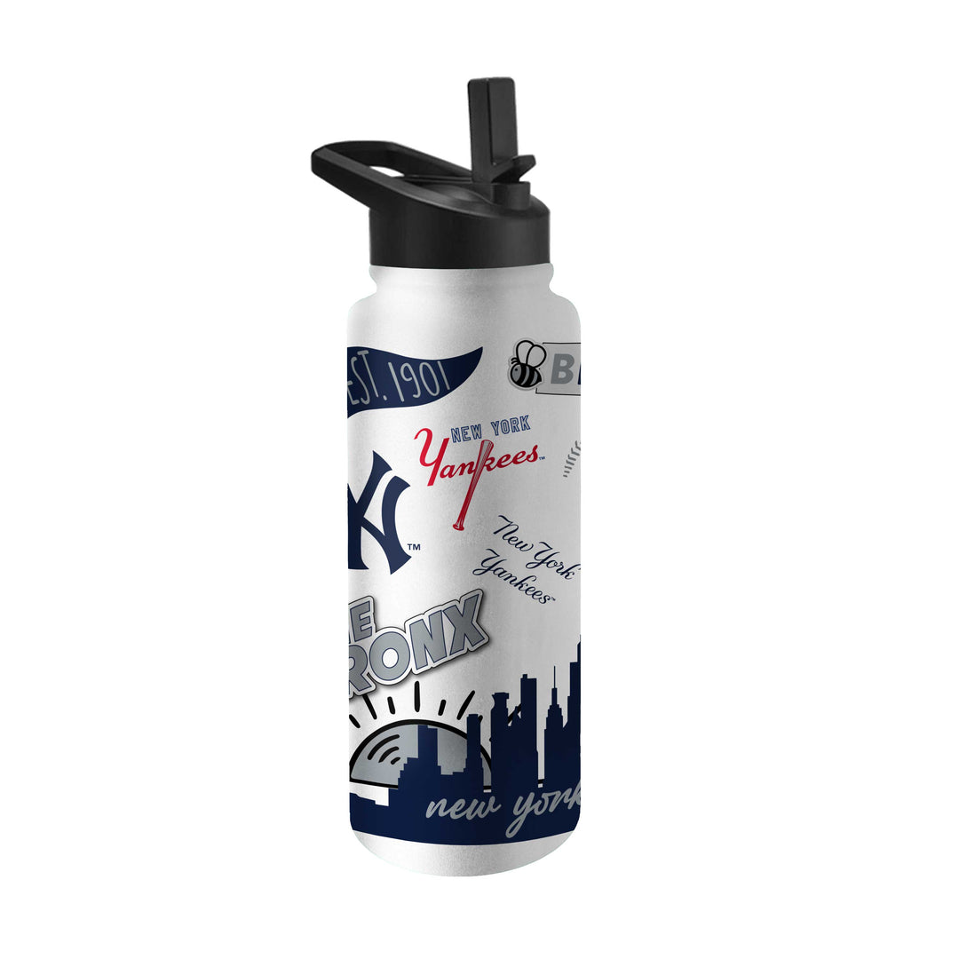 New York Yankees 34oz Native Quencher Bottle | Logo Brands