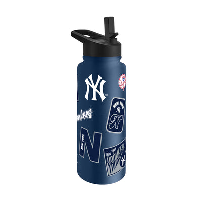 NY Yankees 34oz Dream Weave Quencher Bottle
