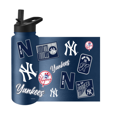 NY Yankees 34oz Dream Weave Quencher Bottle