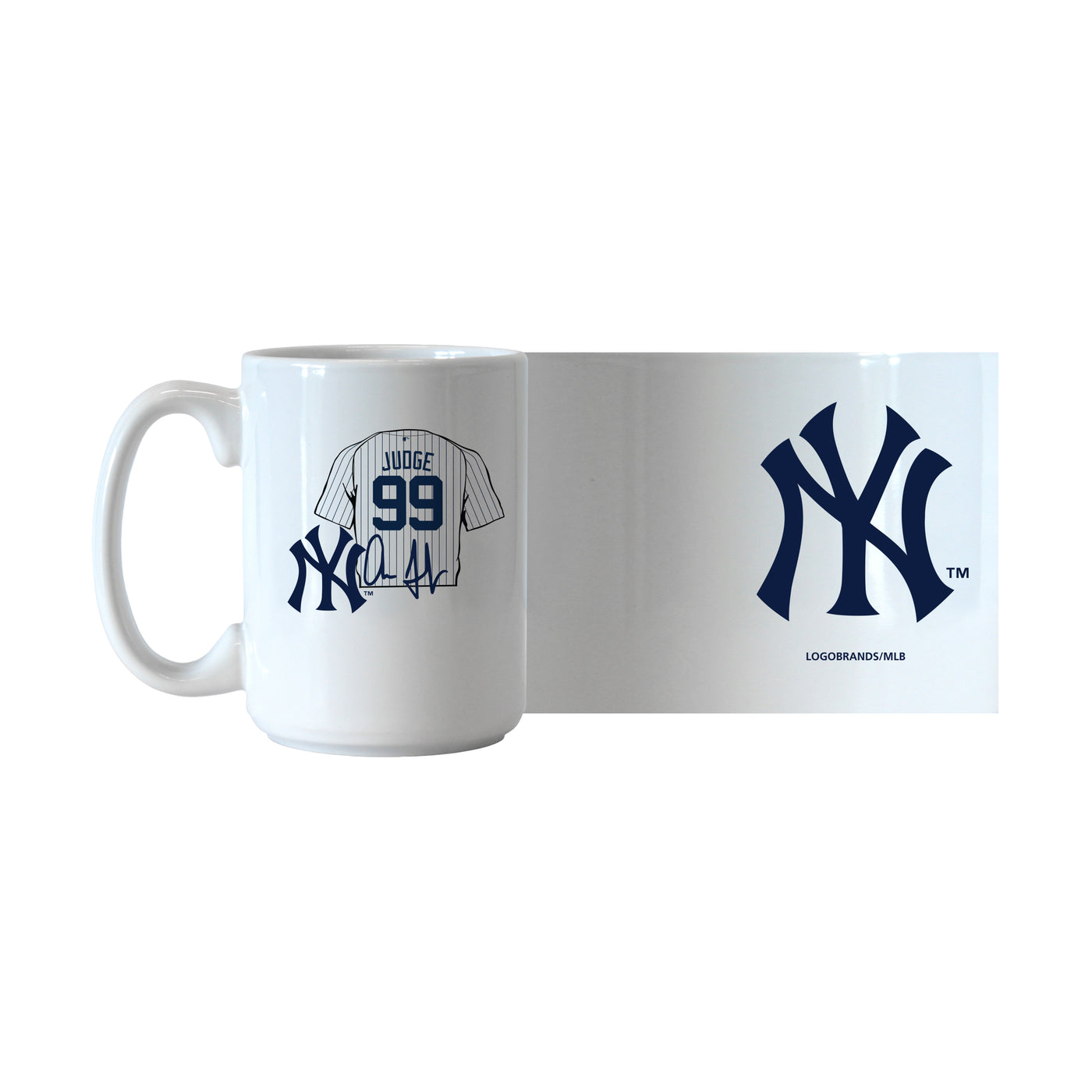 New York Yankees Aaron Judge Jersey 15oz Sublimated Mug