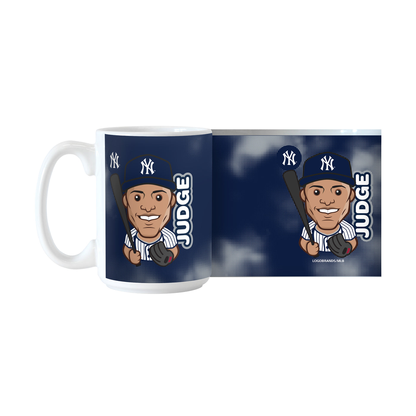 New York Yankees Aaron Judge Caricature 15oz Sublimated Mug