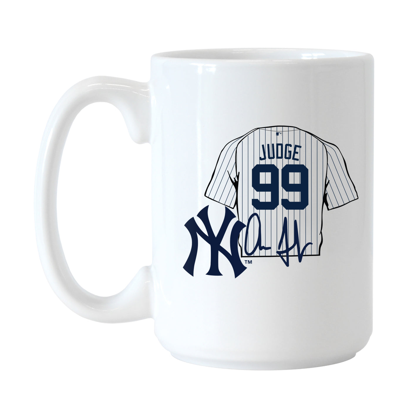New York Yankees Aaron Judge Jersey 15oz Sublimated Mug