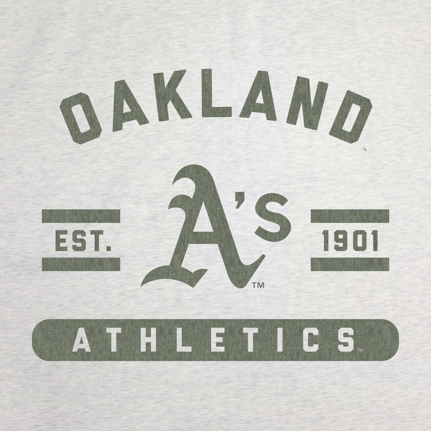 Oakland Athletics Oatmeal Sweatshirt Blanket