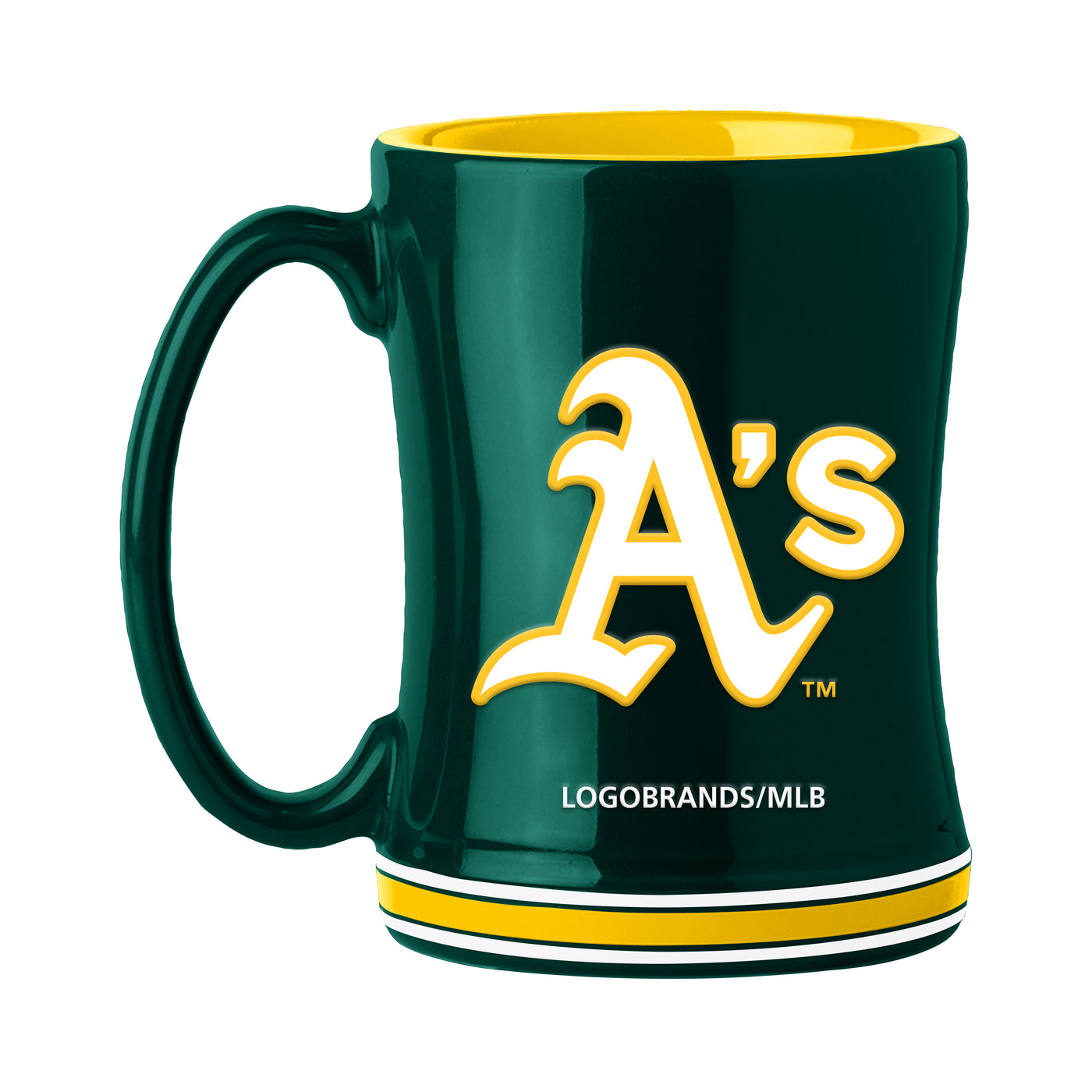 Athletic A's 14oz Relief Mug - Logo Brands