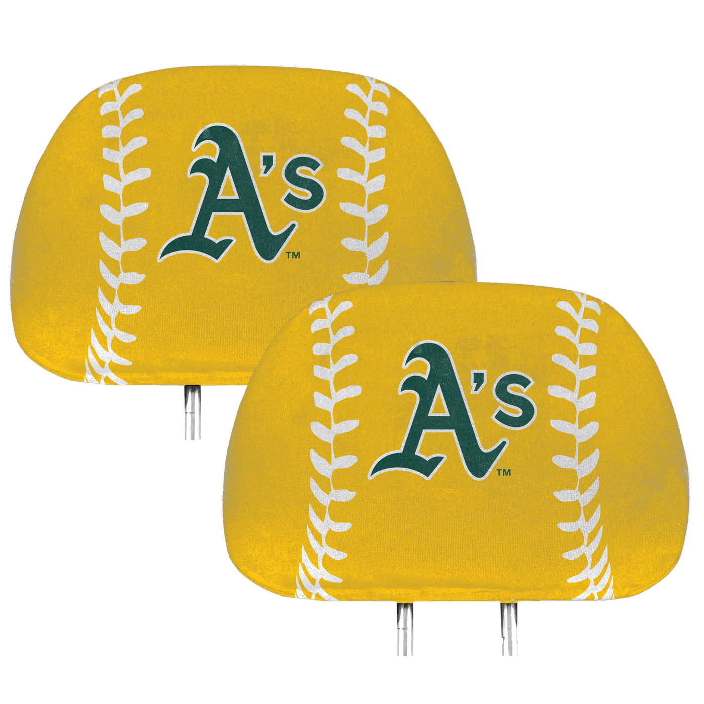 MLB - Oakland Athletics Printed Headrest Cover