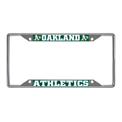 MLB - Oakland Athletics Chrome License Plate Frame