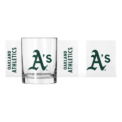 Athletics 14oz Gameday Rocks Glass