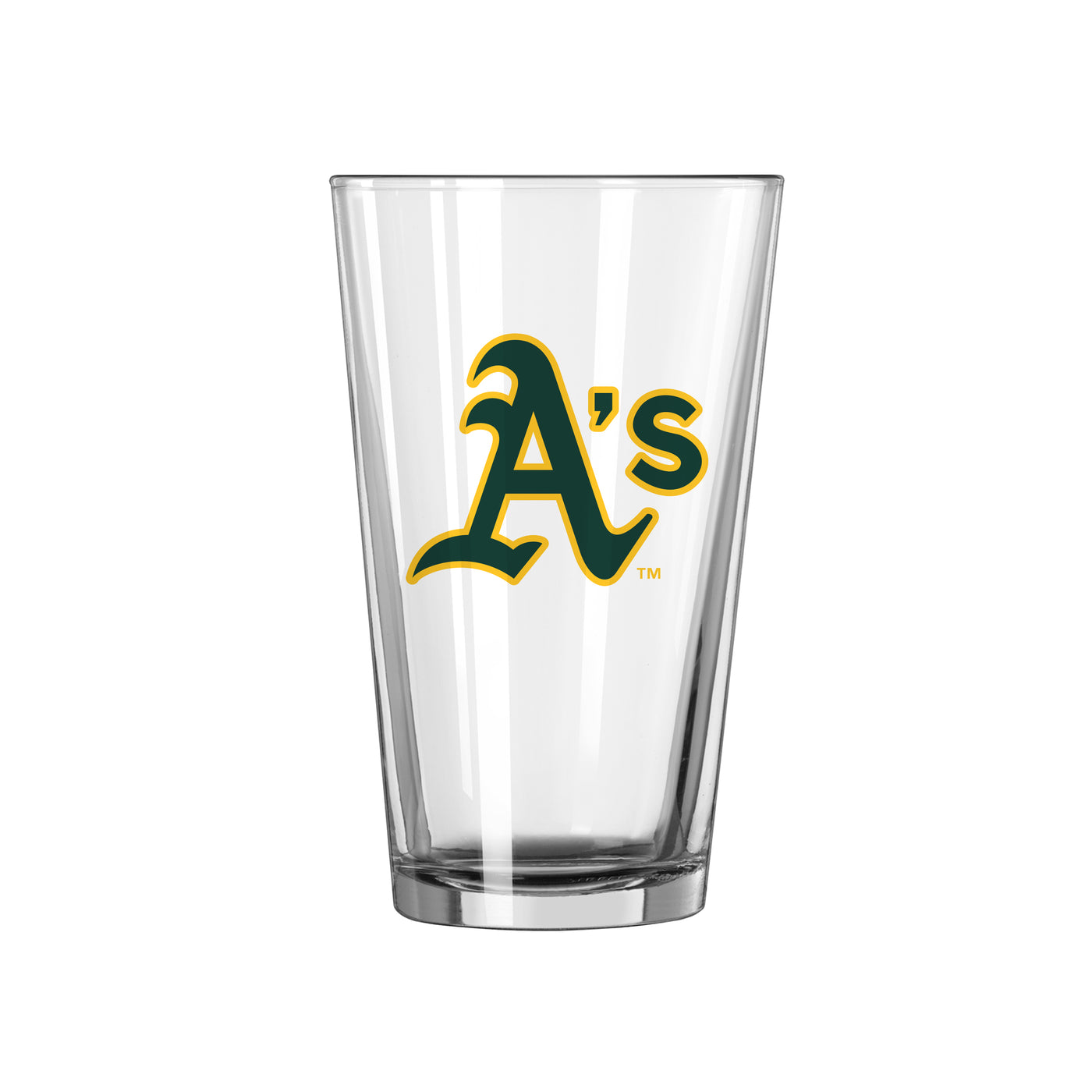 Athletic A's 16oz Retro Pint Glass - Logo Brands