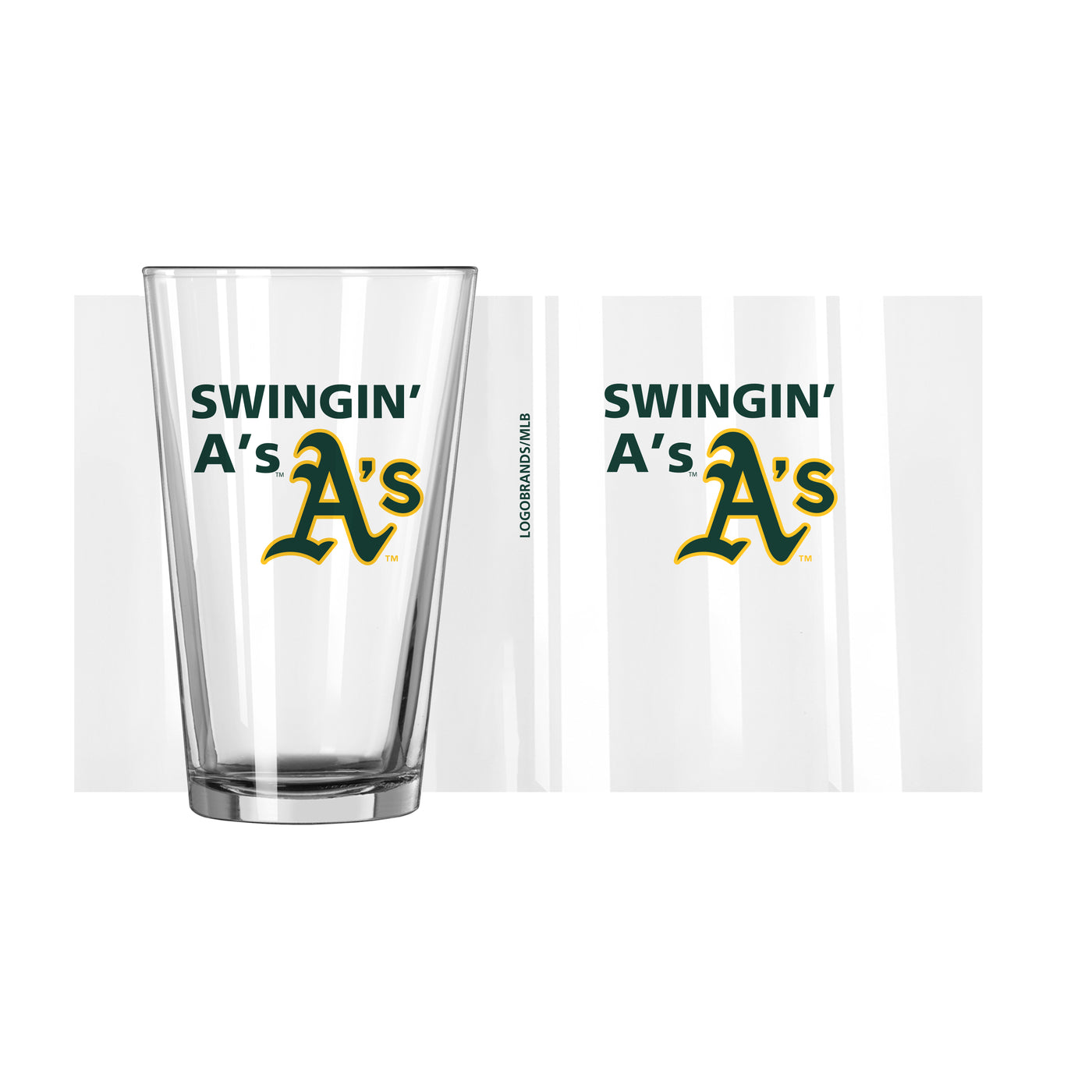 Athletics 16oz Slogan Pint Glass