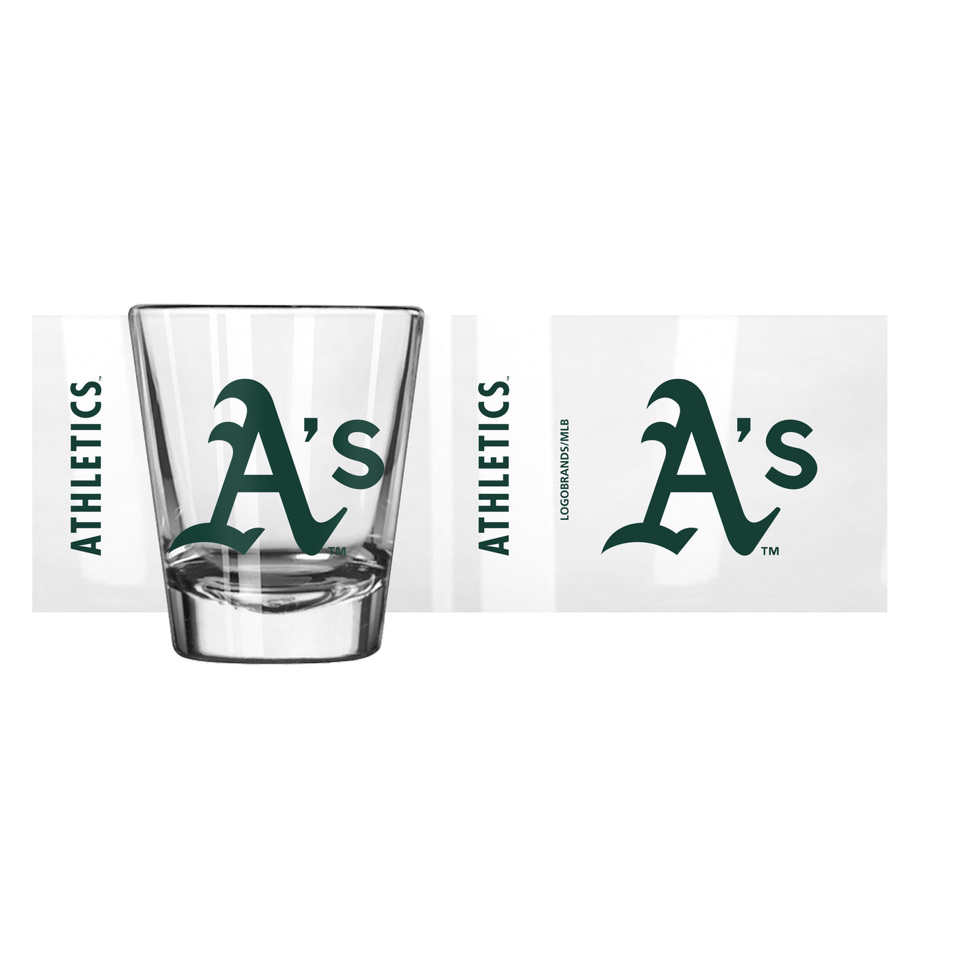 Athletics 2oz Gameday Shot Glass